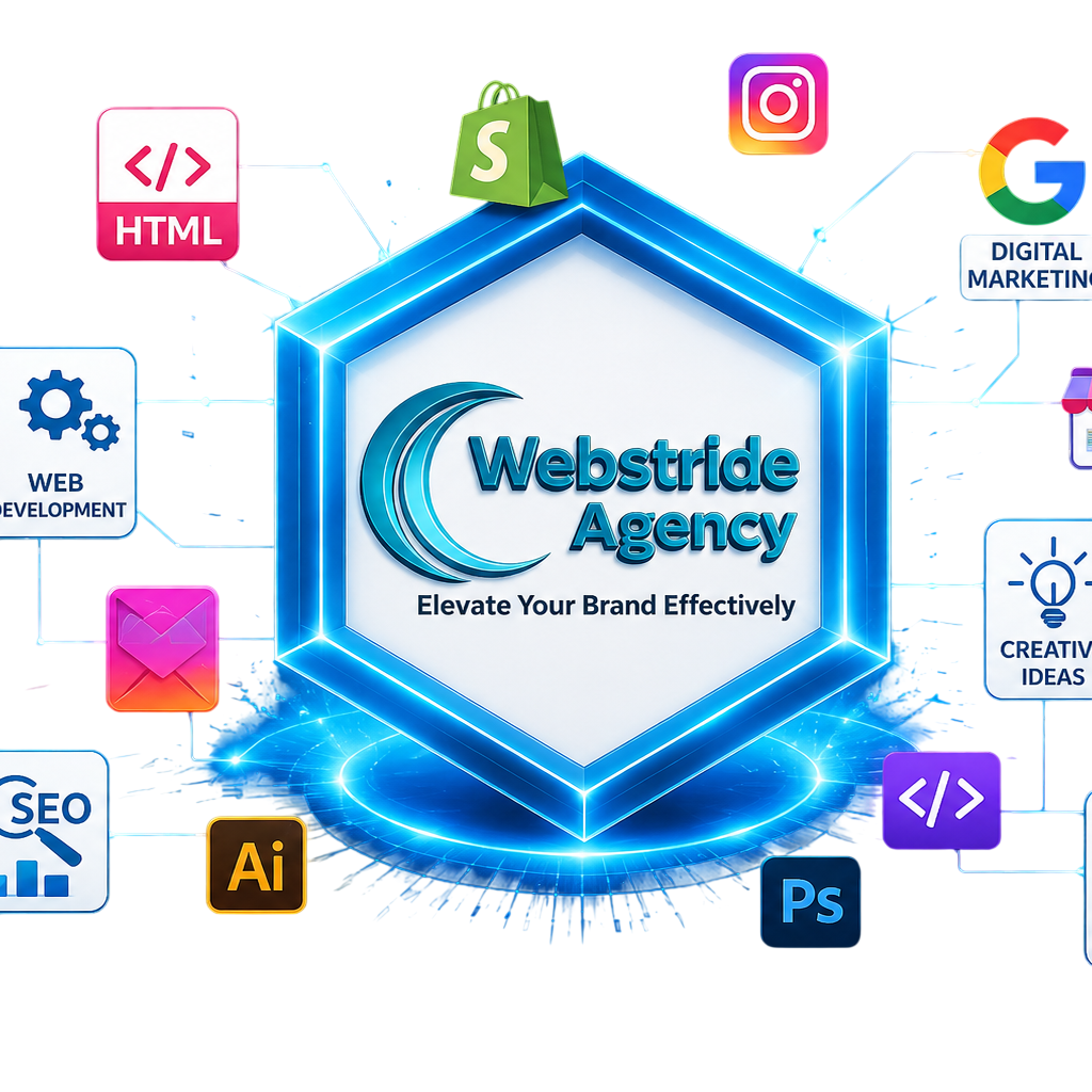 WebStride Agency Logo